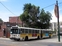 Bus #7362 at Belmont and Halsted on July 23, 2004.