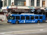 Bus #5863 at Michigan and Madison, working route #147 Outer Drive Express, on November 26, 2003.