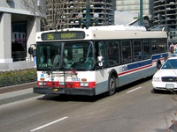 Bus #5848 at State and Wacker, working route #36 Broadway, on February 28, 2004.