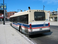 Bus #5826 at Howard Red Line Terminal on April 13, 2004.