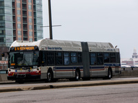 Bus #4304 at Wacker and Columbus, working route #6 Jackson Park Express, on December 19, 2012.