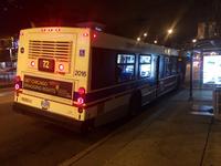 Bus #2016 at North and Halsted (North/Clybourn Red Line Station), working route #72 North, on September 22, 2014.