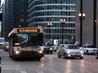Bus #1048 at Dearborn and Madison, working route #62 Archer, on March 22, 2007.