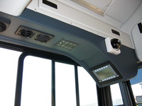 The controls above the driver's seat on prototype bus #500 while at Skokie Shops on June 17, 2006.